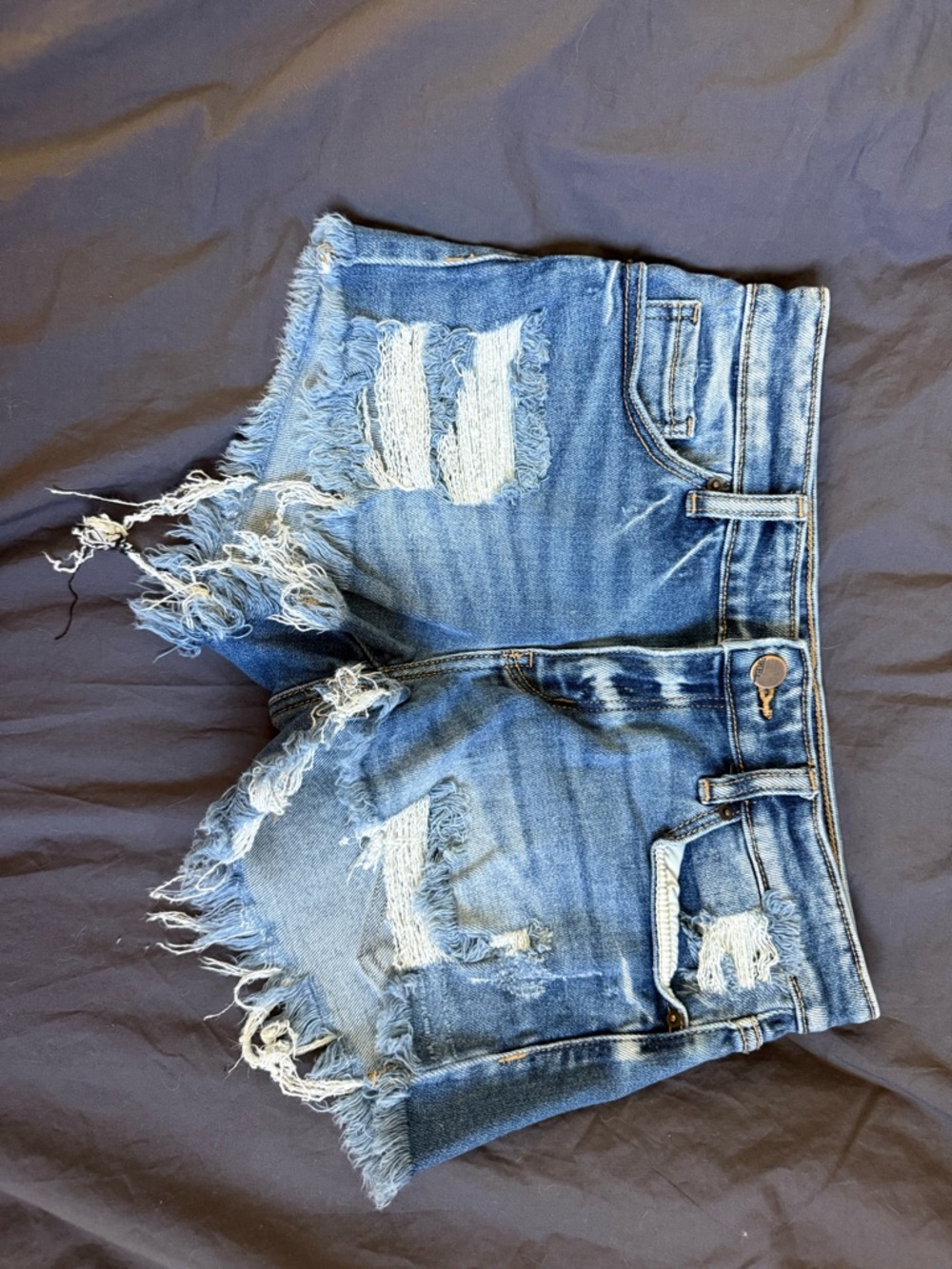 Women’s BKE Payton Medium Wash Distressed Shorts